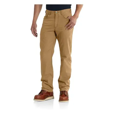 Carhartt Mens Rugged Flex Relaxed Fit Canvas 5-pocket Work Pants Hickory 34W X 36L US