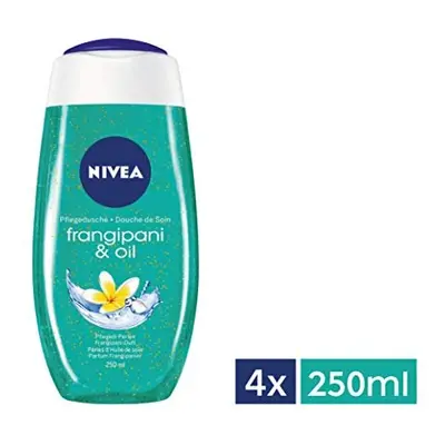 Frangipani & Oil Shower Gel, Shower Gel, 4Â x 250Â ml