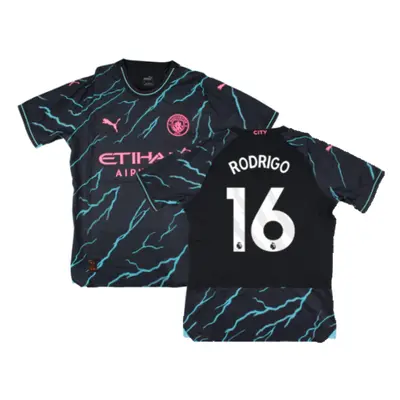 (XXL) Man City Third Authentic Shirt (RODRIGO 16)