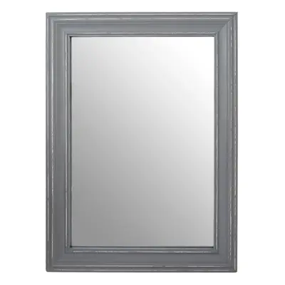 Premier Housewares Henley Grey Wooden Frame Wall Mirror