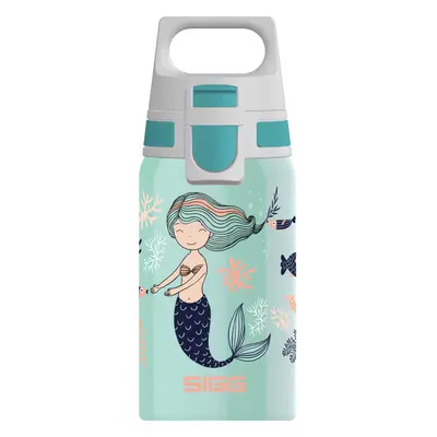 - Stainless Steel Kids Water Bottle - Shield One Atlantis - Suitable For Carbonated Beverages - 