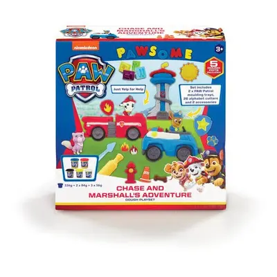 Nickelodeon Paw Patrol Chase & Marshall's Adventure Dough Playset