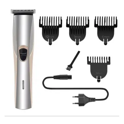 (Gold) Vintage Engraving Electric Clipper T-shaped Hair Clipper Adult Two-speed Razor Hair Salon