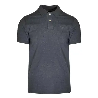 (Dark Grey, S) GANT Mens Polo Shirt Short Sleeve Golf Tee