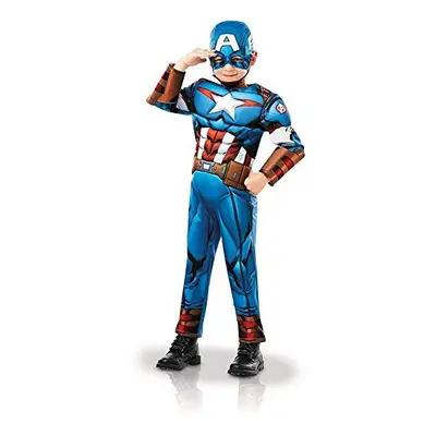 Rubie's 640833M Official Marvel Avengers Captain America Deluxe Child Costume, Boys, Medium Age 