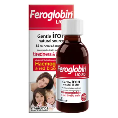 Vitabiotics Feroglobin Syrup Delicious Liquid Iron Formula Providing Nutrients - 200ml