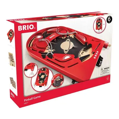 BRIO Pinball Game - Classic Vintage Arcade Style | Engaging Brain Game for Kids and Adults | Ide