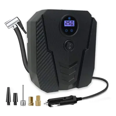 (black, 16*14*8cm,Digital display) Car Air Compressor 12v 150psi Electric Air Pump,portable Mini