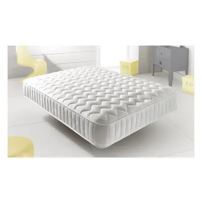 ( 3FT Single) New Cool Blue Memory Foam Sprung Quilted Mattress