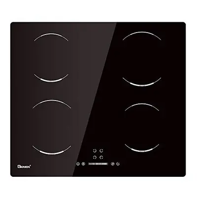 GIONIEN Induction Hob, 60cm Built in Electric Cooktop, Burners Cooker GIB464SC