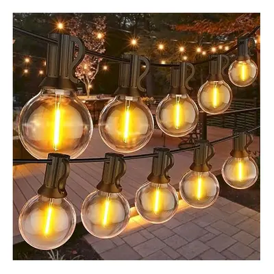 Garden String Light, 30M/100Ft IP45 Waterproof LED Festoon Lights Outdoor, Indoor Outdoor Globe 