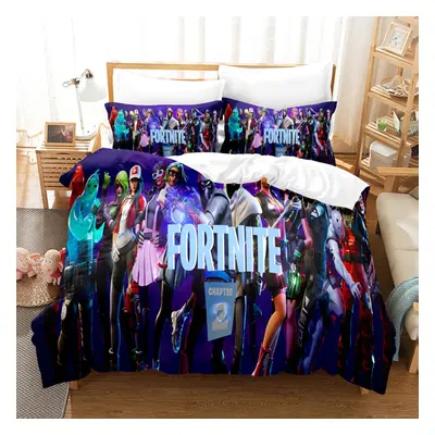 (Single(135x200 cm), 19) Fortnite Bedding Single Double Cartoon Quilt Cover Kids Quilt Cover