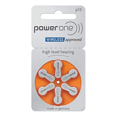 Powerone x Hearing Aid Batteries Type 13 675 Orange