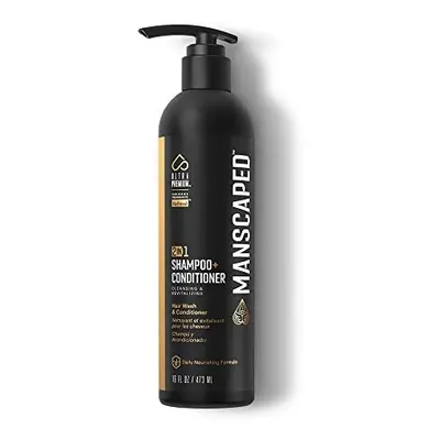 MANSCAPED In Shampoo & Conditioner, UltraPremium Formula Infused with Sea Kelp, Coconut Water, A