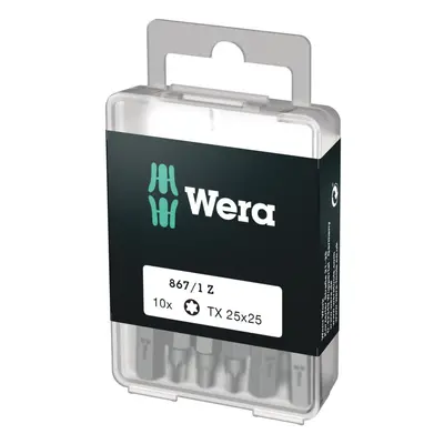 Wera Torx Extra-Tough Bits 867/1 Z TX25 x mm, Pack of