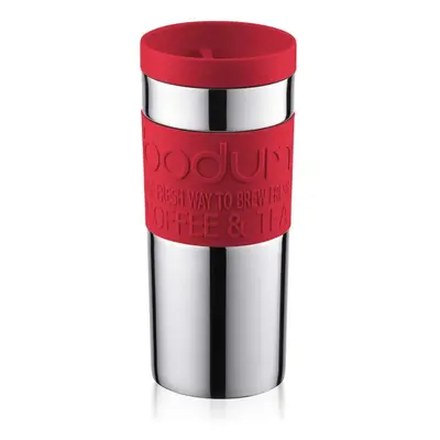 Bodum Travel Mug, Vacuum, Stainless Steel - 0.35 L, Red