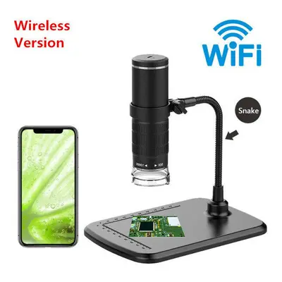 (Wifi Snake) 50X-1000X Wireless Digital Microscope Handheld USB HD Inspection Camera with Flexib