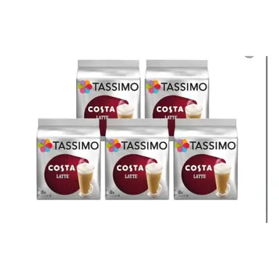 Costa Tassimo Latte Coffee Pods, Servings