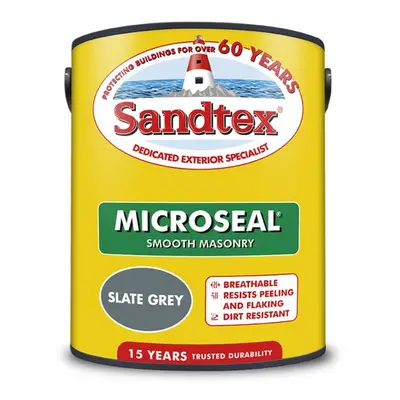 Sandtex - Smooth Masonry 5L - Slate Grey