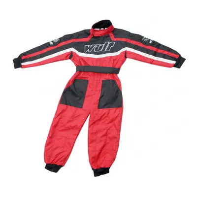 (Red, S) Wulfsport Cub Blue Kids Motocross Motorbike Kart Race Suit