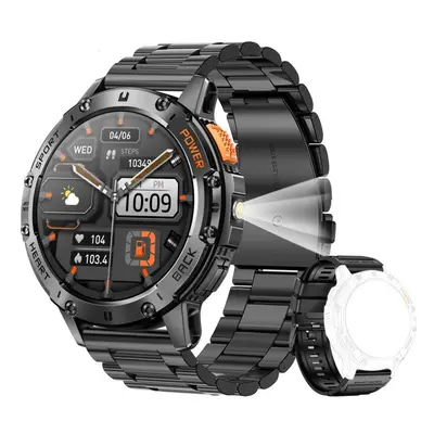 (black) Melanda 466*466 Amoled Screen Watch For Mens