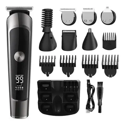 Beard Trimmer Hair Clippers Professional Mens Grooming Kit Cordless Waterproof Nose Trimmer Body