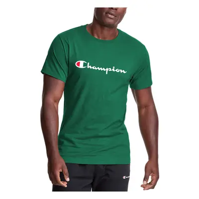 Champion mens Classic T-shirt Script Logo T Shirt Kelly Green-y07718 Large US