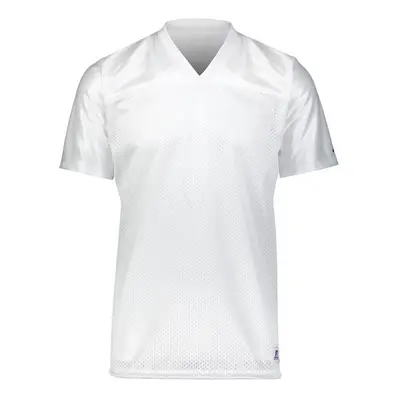 Russell R0593B.WHI.S Youth Solid Flag Football Jersey, White - Small