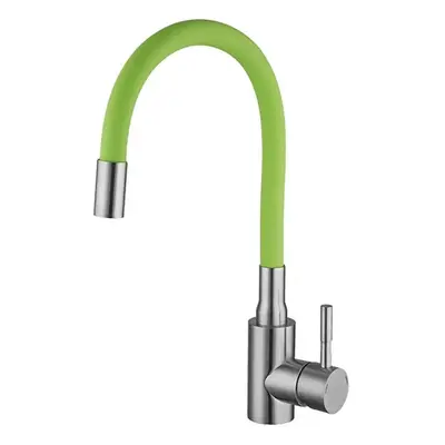 (green, G1/2) Ula Colorful Hose Kitchen Faucet Kitchen Hot Cold Water Mixer Tap Sink Faucet For 