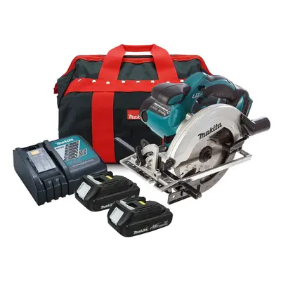 Makita DSS611 18v 165mm Cordless Circular Saw + x 1.5ah Batts, Charger + Bag