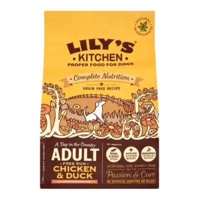 Lilys Kitchen Chicken & Duck Complete Dry Dog Food 1kg