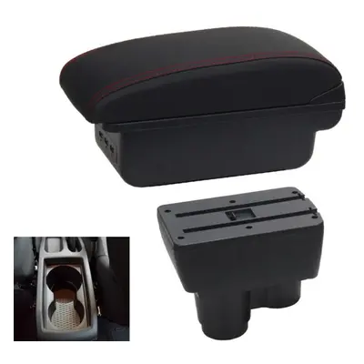 (black,red) For Renault Duster For Dacia Duster Armrest Box Center Console Storage Decoration Ac