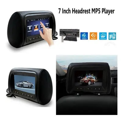 (as the picture) Universal Inch Tft Led Screen Car Headrest Monitor Display Hd Mp5 Player