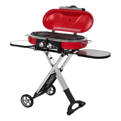 (Red) Gas BBQ Portable Folding Burners Ideal Camping