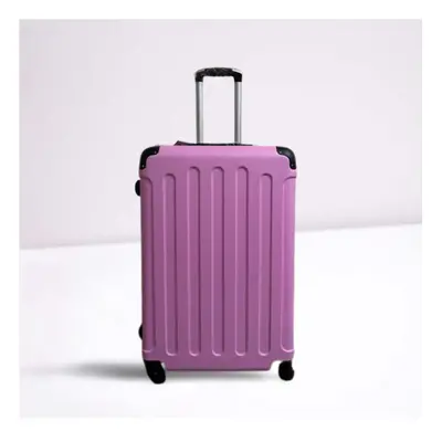 (Pink, Large) Hampton & Stewart Spinner wheel HardShell Suitcase