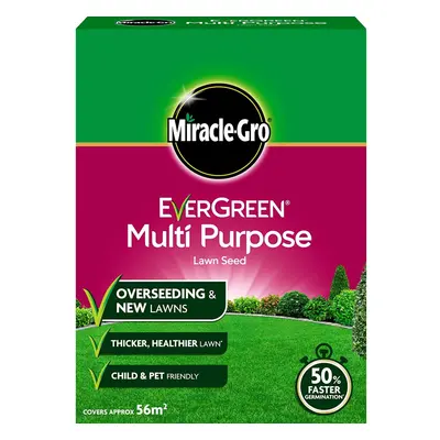 Miracle-Gro EverGreen Multi Purpose Lawn Seed 1.6 kg - m2, White