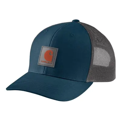 Carhartt Men's Rugged Flex Twill Mesh-Back Logo Patch Cap Night Blue OFA