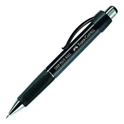 Faber-Castell Grip Plus Ball Pen - Metallic Black