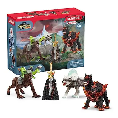 Eldrador Creatures Action Figure Set - 4-Piece Monster Action Figure Toy Set for Boys, Eldrador 