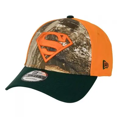 Superman Realtree Hunter Camo Era 9Forty Adjustable Hat, Orange & Green