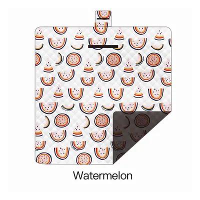 (watermelon) Outdoor Camping Mat Picnic Blanket Waterproof Mat Machine Washable Portable Travel 