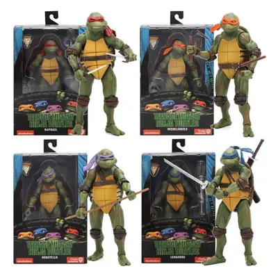 (4Pcs) Teenage Mutant Ninja Turtles Movie TMNT Action Figure Gift