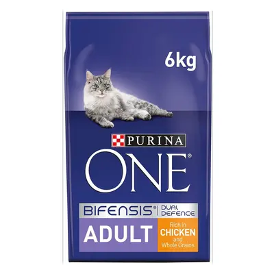 Purina ONE Adult Cat Food Chicken & Wholegrains, kg