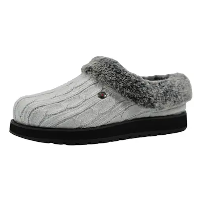 Skechers BOBS from Women's Keepsakes Ice Angel Slipper Black/Charcoal M US