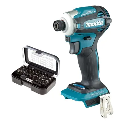 Makita DTD172Z 18v LXT Lithium Brushless Cordless Impact Driver + 30pc Bit Set