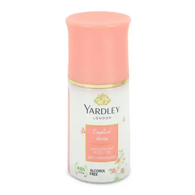 Yardley English Musk by Yardley London Deodorant Roll-On Alcohol Free 1.7 oz