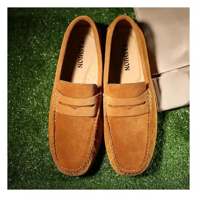 (yellow, EU: 38) Men's Moccasins Penny Wildsmith Loafer Driving Gommino Comfort Flats Casual Sli