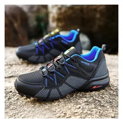 (black,blue, 40) High Quality Men&apos;s Hiking Shoes Outdoor Shoes Large Size Shoes