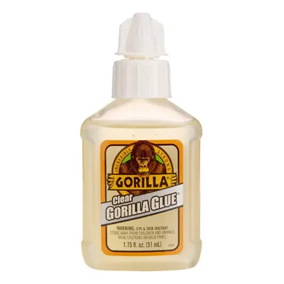 Gorilla Clear Glue Fast-Drying, Crystal-Clear Glue for Multiple Surfaces (51 ml)