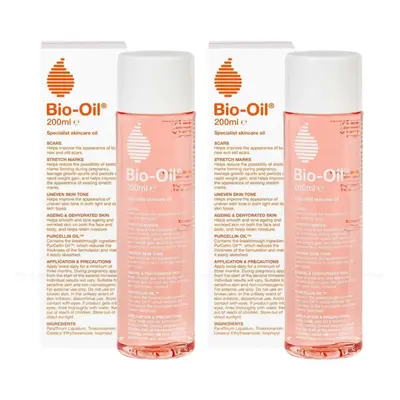 Bio-Oil Skincare Oil Twin Pack x 200ml | Reduce Scars & Stretchmarks